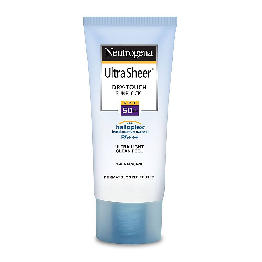 Neutrogena Ultra Sheer Dry-Touch Sunscreen SPF 60, Water & Sweat Resistant,  non-comedogenic, won't clog pores, 88mL : : Beauty & Personal Care