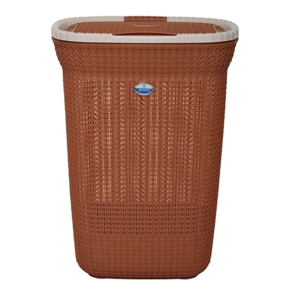 Buy Joyo Knit Laundry Basket - Chocolate Dark Brown Online On