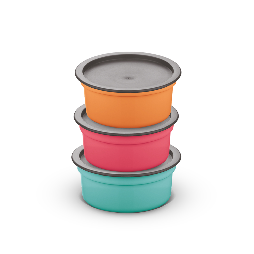 Buy Asian Dynamic Airseal Popular Container 600 Ml Set Of 3 Online