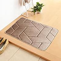 Elegant Weavers Foam Door Mat (Golden) - 38x58 cm