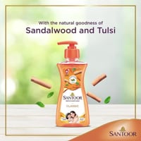 Santoor Classic Sandalwood & Tulsi Hand Wash