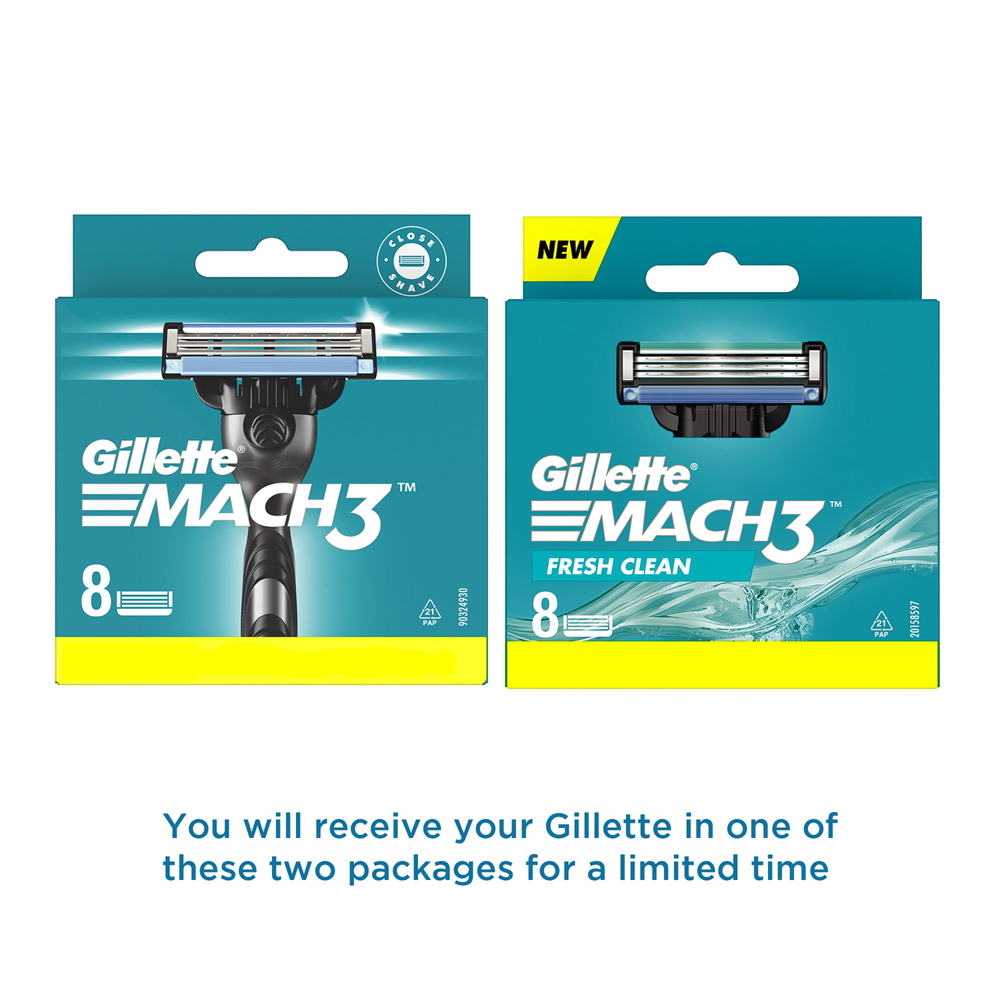 Buy Gillette Mach3 - 4 Cartridges Online On DMart Ready