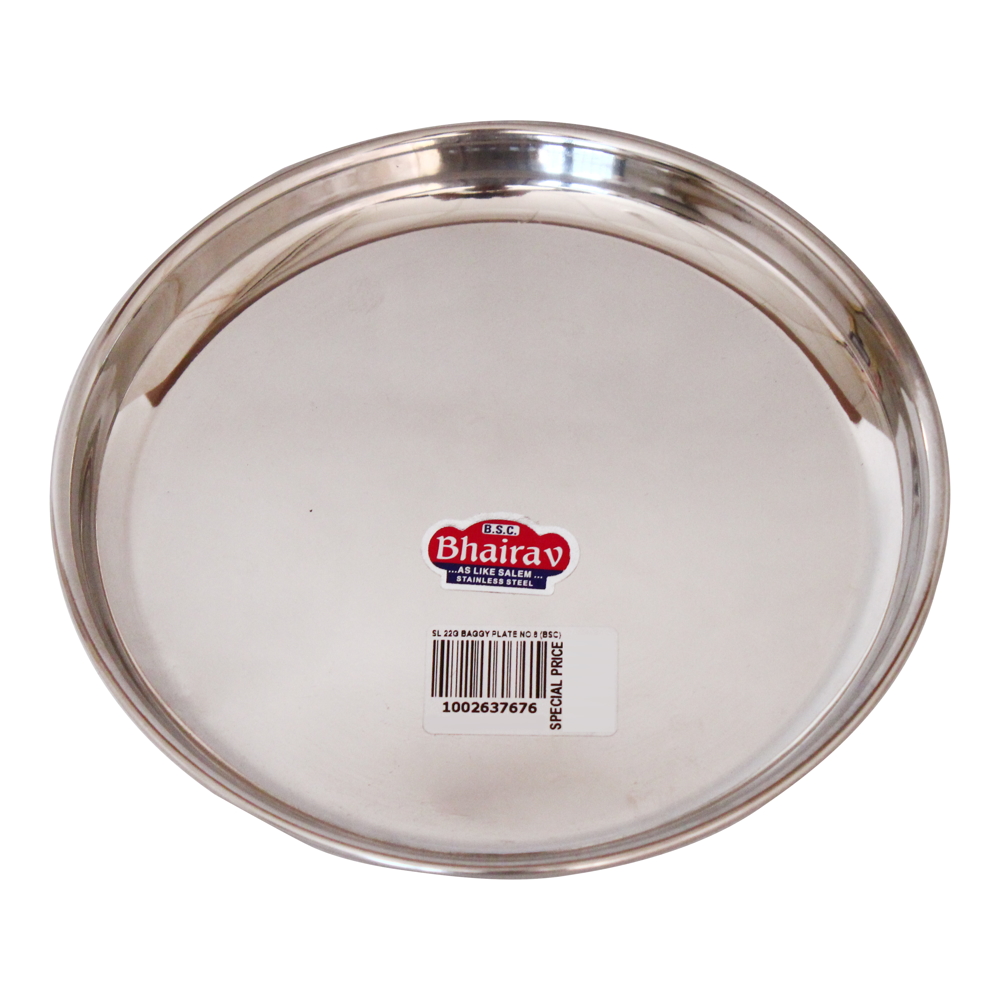 Buy Stainless Steel Baggy Plate Online On DMart Ready