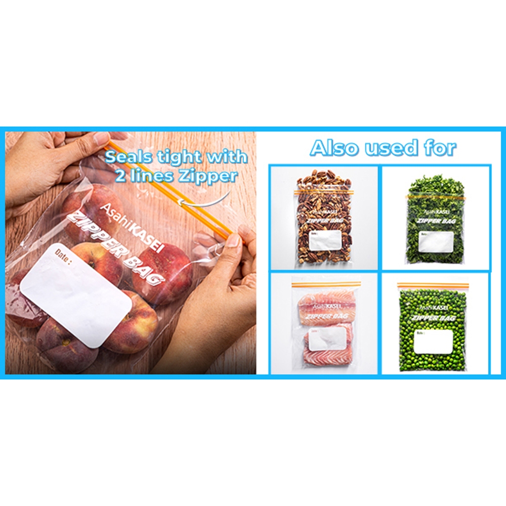 48G 生写真パック Buy Asahi Kasei Zipper Bag Medium - 18x20 cm Online On DMart Ready