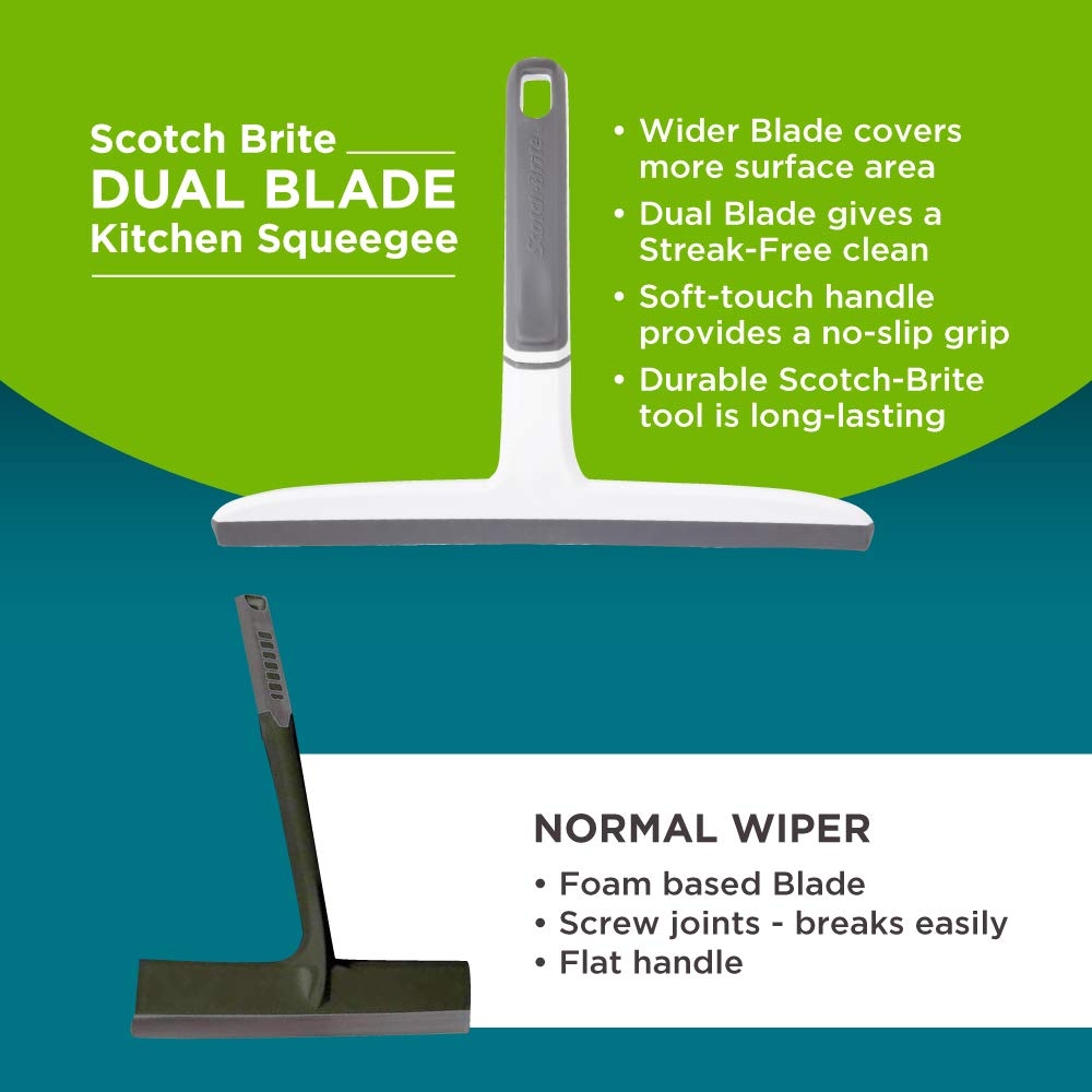 Scotch-Brite Squeegee, Streak-Free