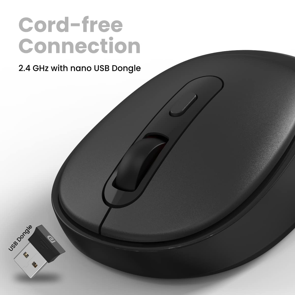 MOUSE MICROSOFT OPTICAL 1850 WIRELESS PER NOTEBOOK BLACK