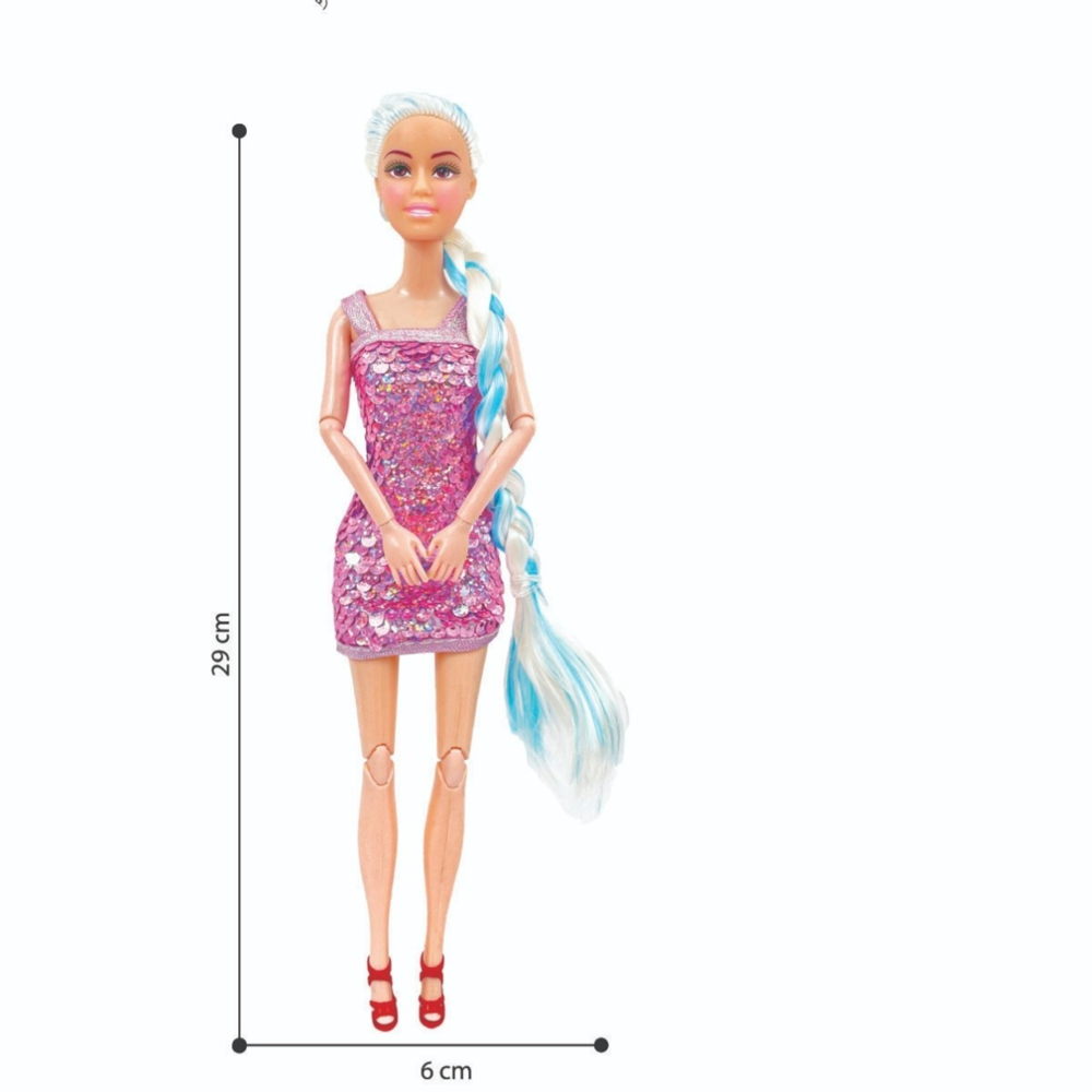 Buy Kv Toys Alia Glitter Dress Doll Pink Online On Dmart Ready
