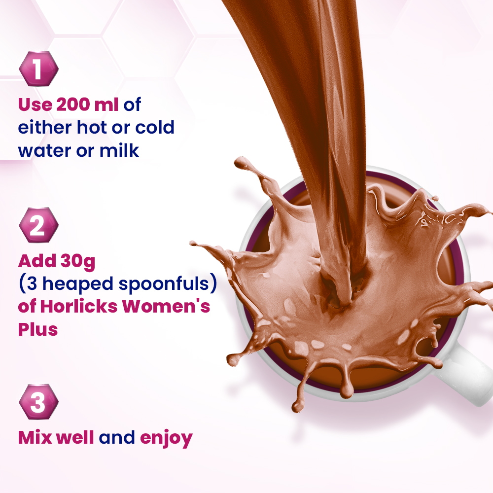 Horlicks Women'S Plus Caramel Refill 400G | Health Drink For Women, No  Added Sugar | Improves Bone Strength In 6 Months, 100% Daily Calcium,  Vitamin D