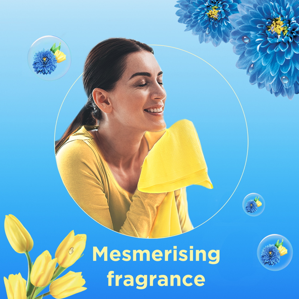 Perfume Deluxe Fabric Conditioner 850 mL | After Wash Liquid Fabric  Softener | Softness, Shine & Long Lasting Freshness