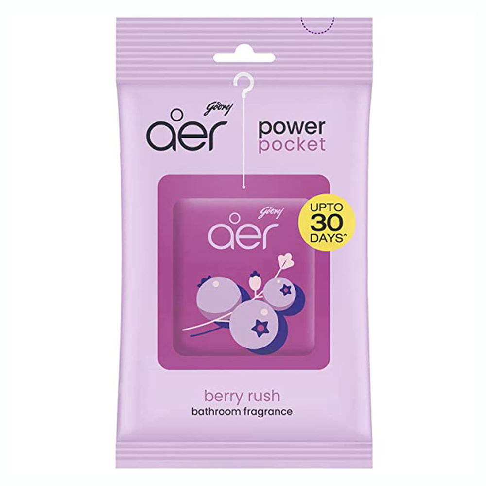 Buy Godrej Aer Bathroom Fragrance Berry Rush Pocket Online On DMart Ready