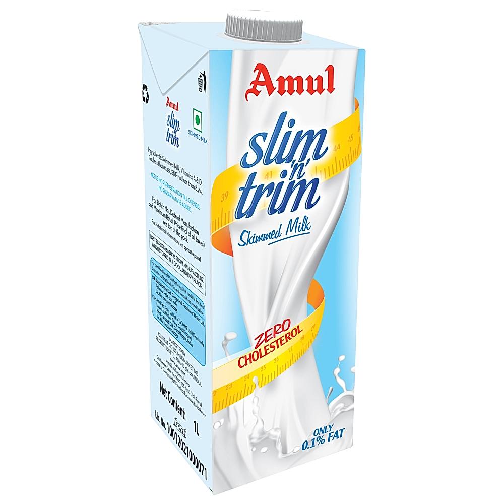 Buy Amul Slim-n-Trim Skimmed Milk Online On DMart Ready