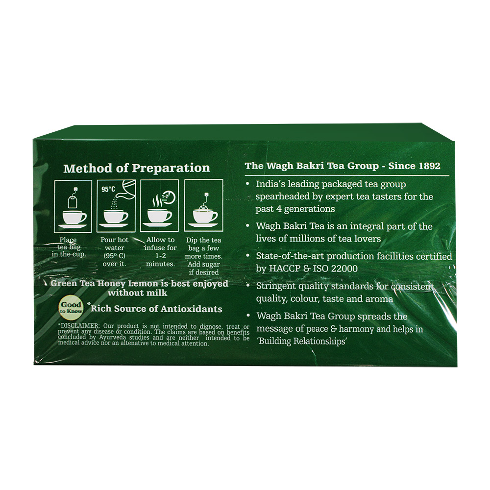 Buy Wagh Bakri Green Tea Honey Lemon Online On DMart Ready