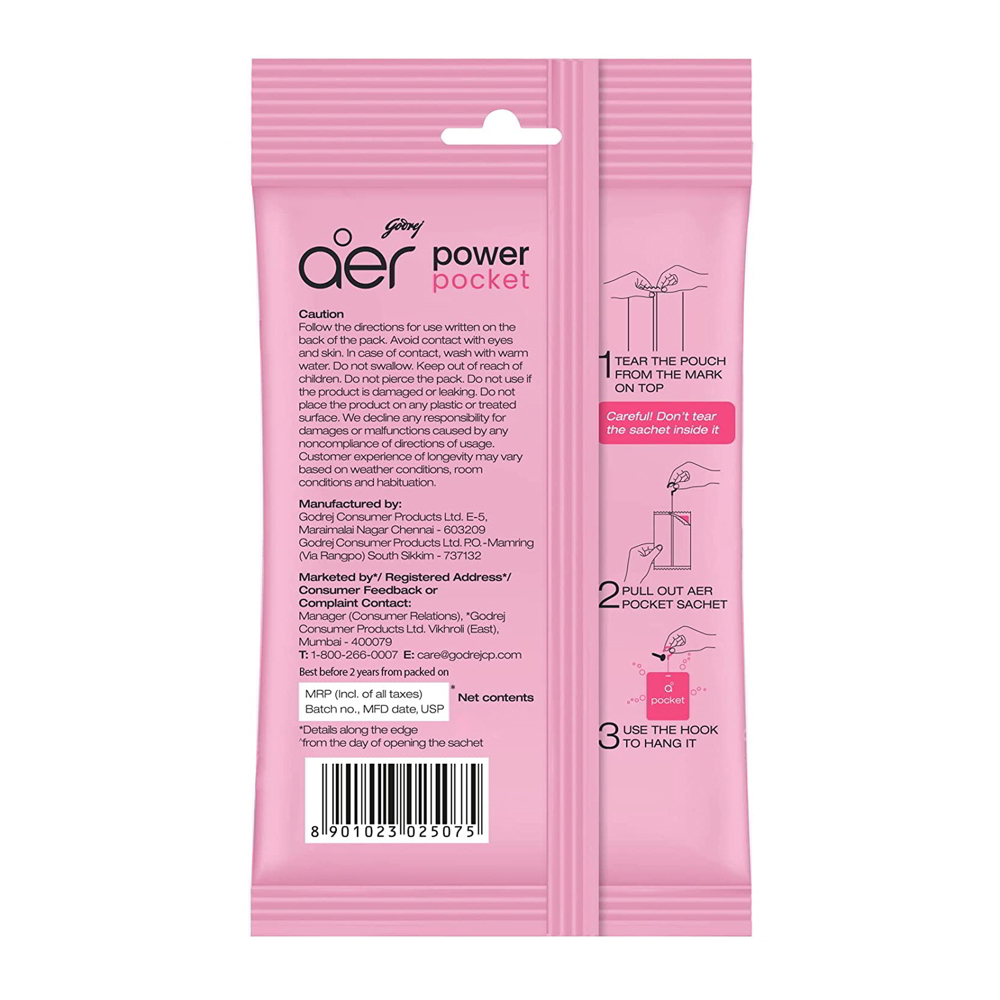Buy Godrej Aer Bathroom Fragrance Fresh Blossom Pocket Online On DMart Ready