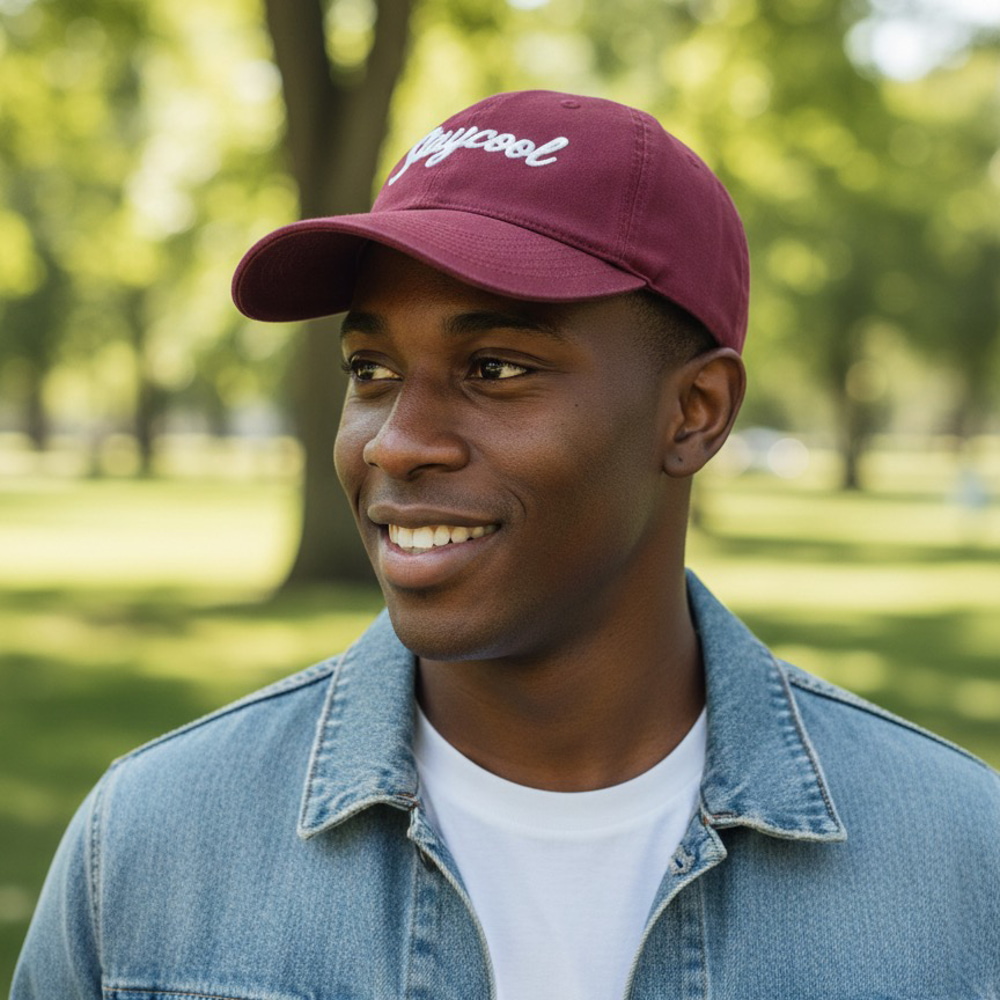 Buy Mr Xy Boy S Embroidery Cotton Cap Maroon Online On Dmart Ready