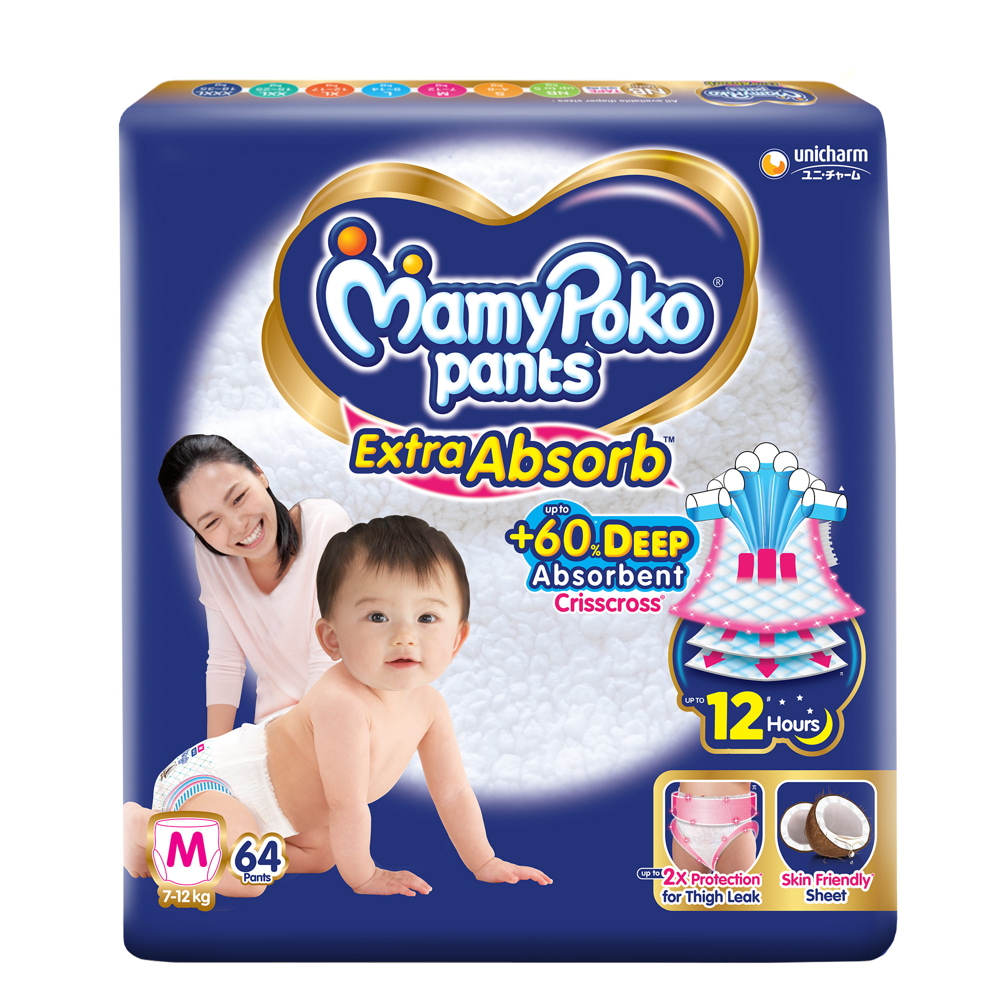 Buy Mamypoko Pants Extra Absorb Diapers - L Online at Best Price of Rs  719.1 - bigbasket