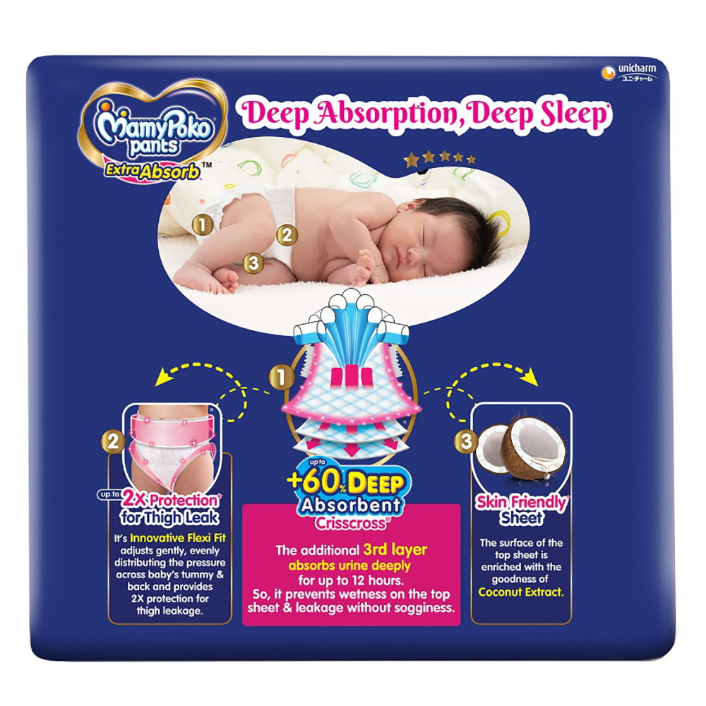 Buy Mamypoko Pants Extra Absorb Diaper Extra Large 12 17 Kg 5 Pcs Pouch  Online At Best Price of Rs 110 - bigbasket