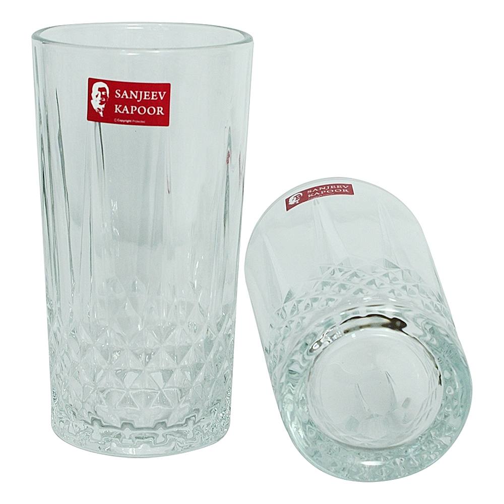 Sanjeev Kapoor Paris Water Glass Set Of 8 Pc 260 ml