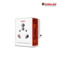 Goldmedal i-Link 16A 3 Pin Multiplug Travel Adaptor - White