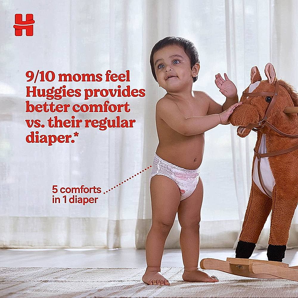Cotton Disposable Huggies Wonder Small 86 Pack Pants Diaper, Age Group:  Newly Born at Rs 899/packet in Lucknow