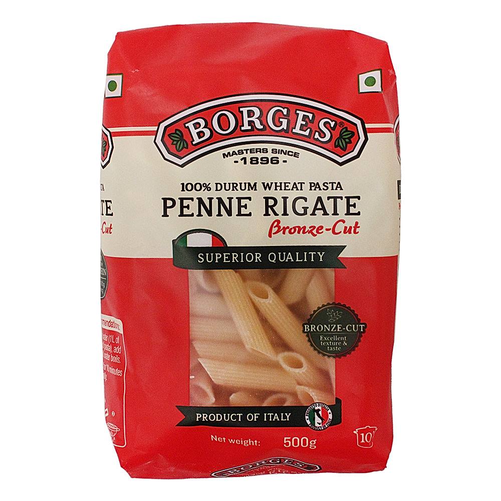 Buy Borges Penne Rigate Durum Wheat Pasta Online On DMart Ready