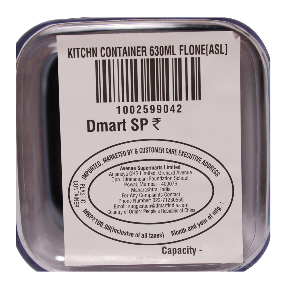 Buy Plastic Kitchen Flone Storage Container Online On Dmart Ready