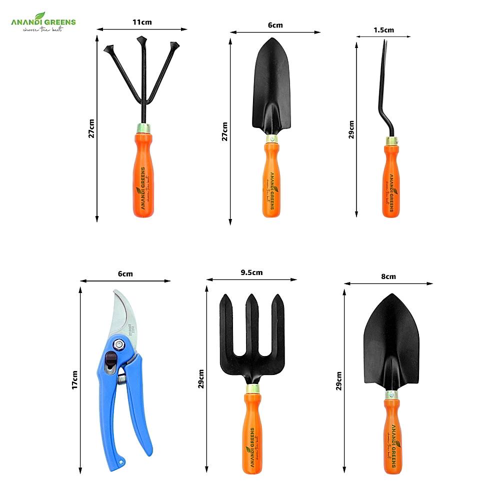 Buy Anandi Green Gardening Tool Set 8 Piece Online On Dmart Ready