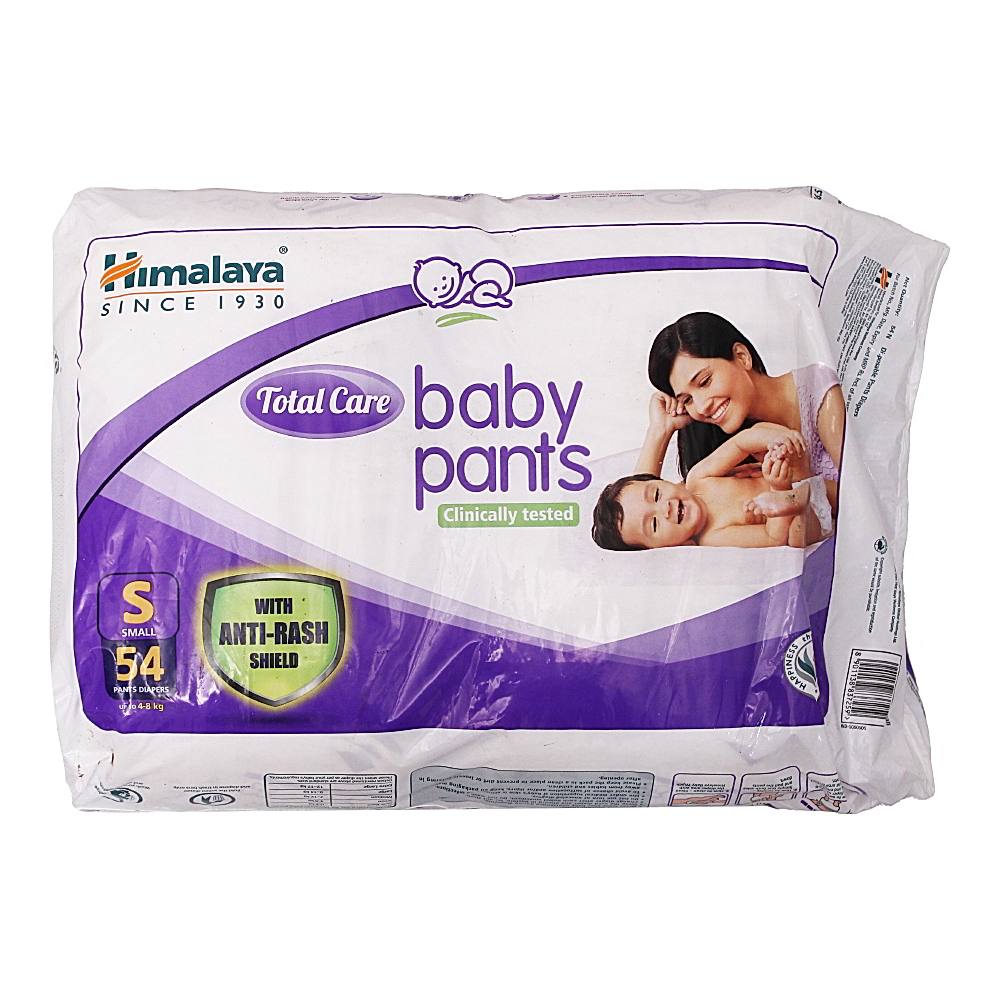 Himalaya Total Care Baby Pants Diapers, Small, 54 Count – babynu