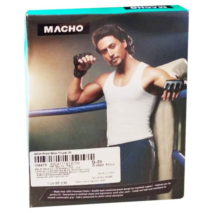Buy Macho Printed Mini Men's Trunk - 85 cm (M) Online On DMart Ready