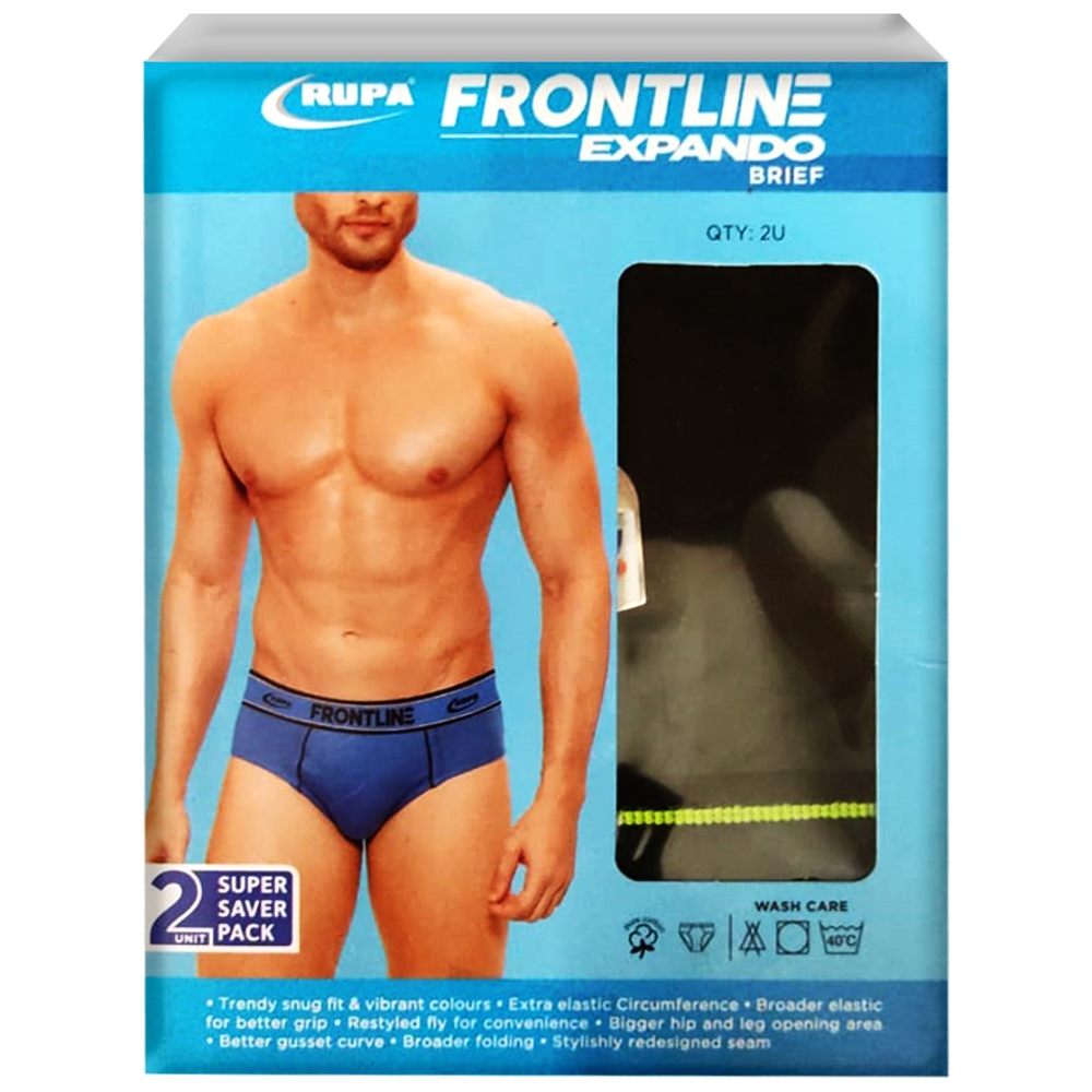 Buy Rupa Frontline Expando Men's Brief - 80 cm (S) Online On DMart Ready