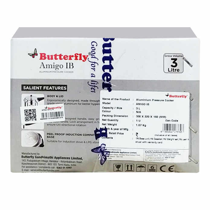 Butterfly amigo pressure online cooker