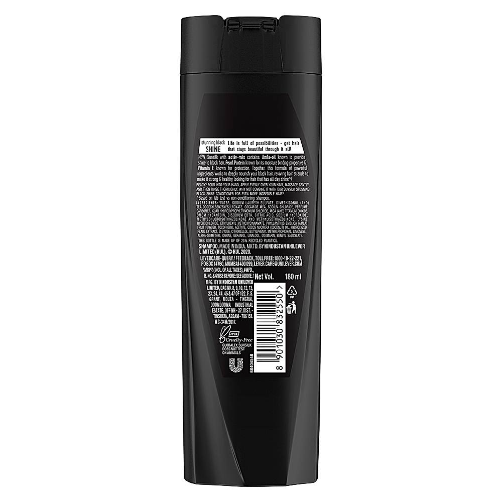 Buy Sunsilk - Stunning Black Shine Shampoo Online On DMart Ready