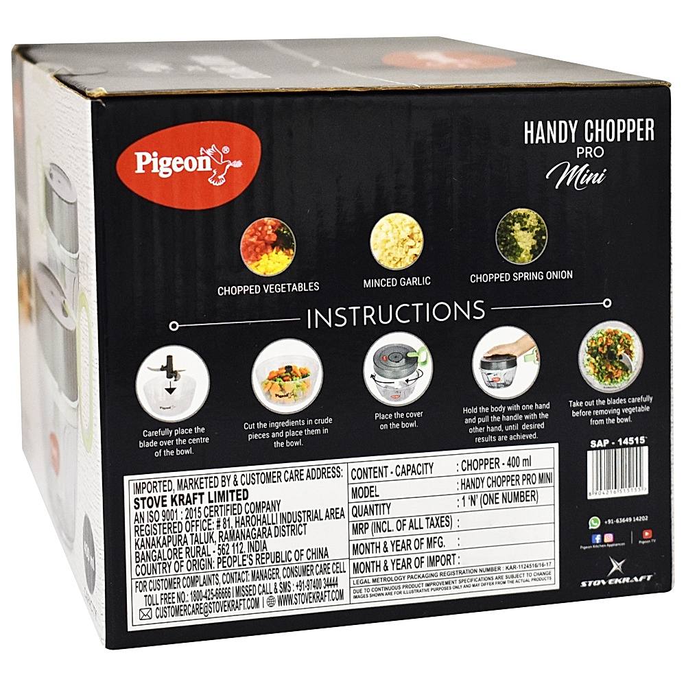 Buy Pigeon Handy Chopper - Value Pack Online On DMart Ready