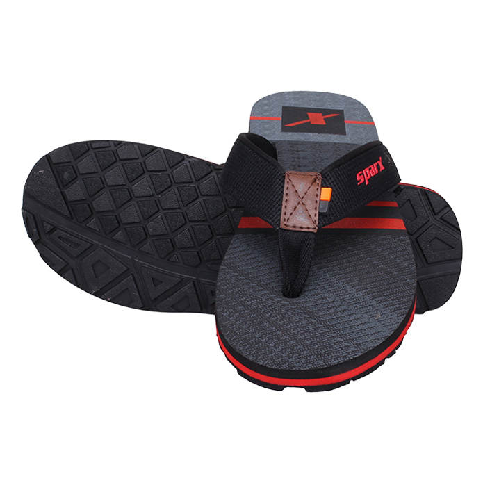 Buy Relaxo Sparx Men s Slipper SFG49 Black Red Online On DMart Ready