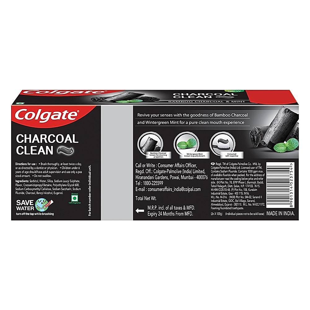 colgate charcoal toothpaste ingredients