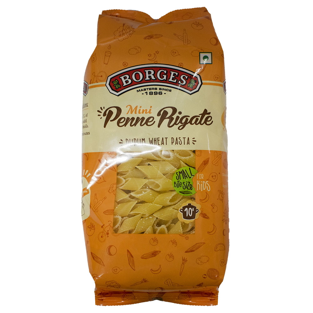 Buy Borges Mini Penne Rigate Durum Wheat Pasta Online On DMart Ready