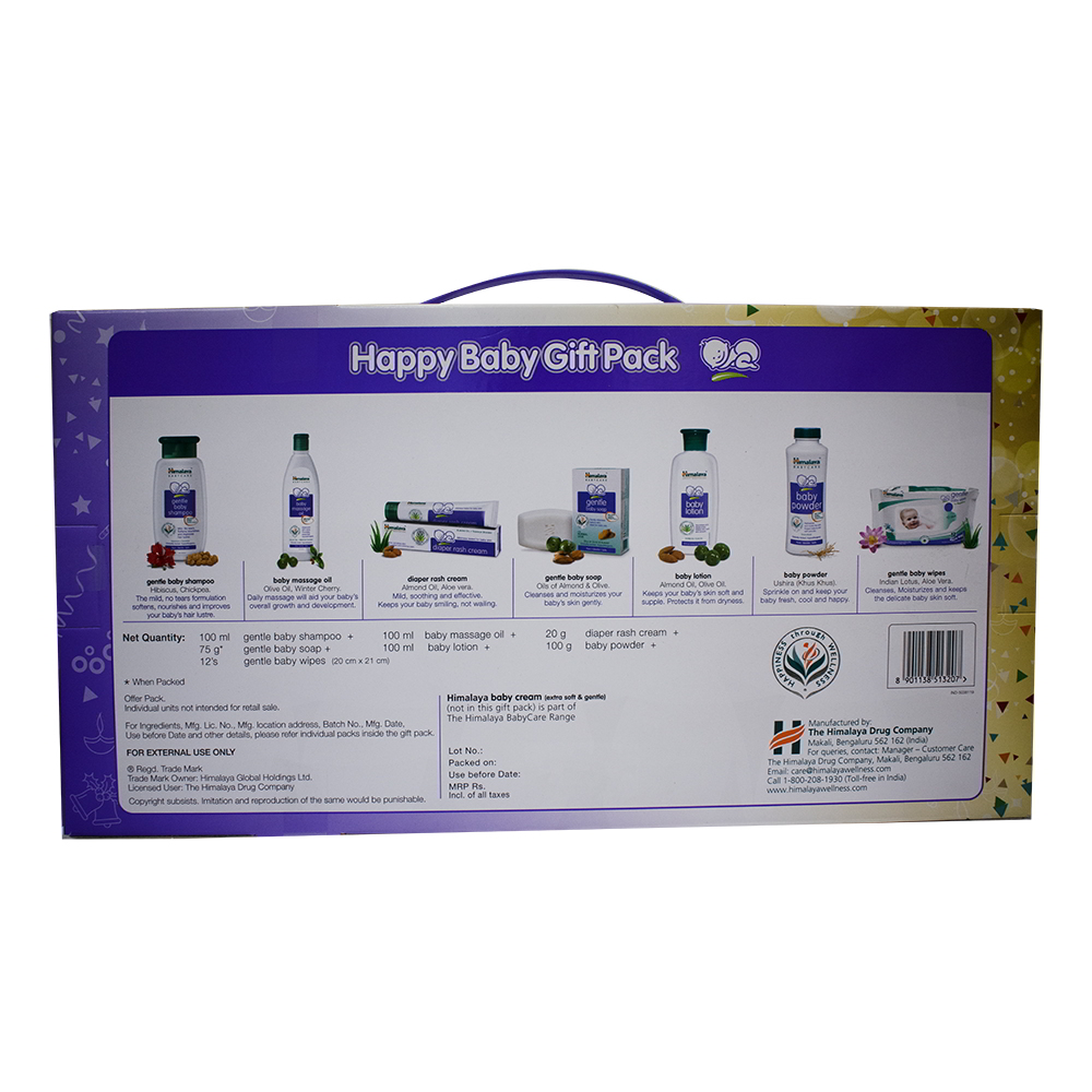 Himalaya Happy Baby Gift Pack 7+7+7 Gift Items pack of 3 : Amazon.in: Baby  Products