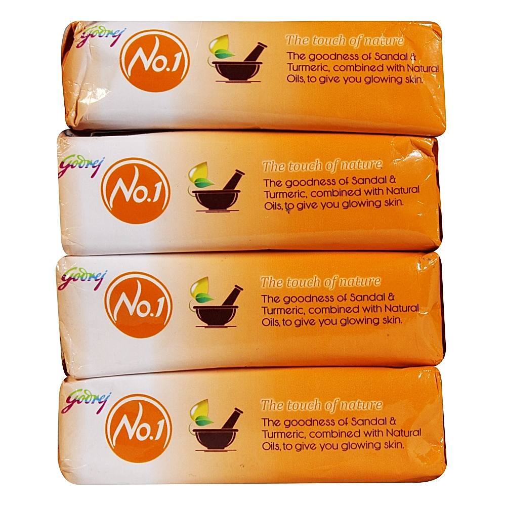 GODREJ NO.1 SOAP 100GM SANDEL & TURMERIC (PACK OF 5) – FMCG HOUSE