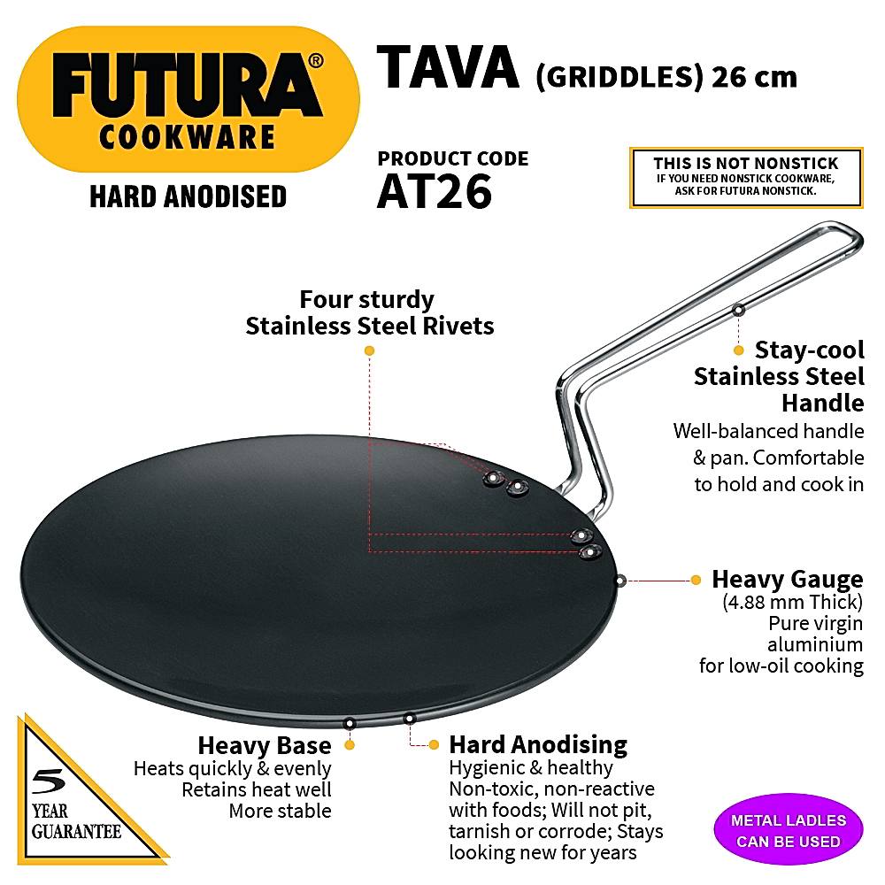 Hawkins Futura Hard Anodized Tawa-L57
