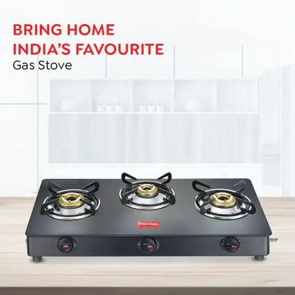 Prestige gas stove outlet 3 burner glass top