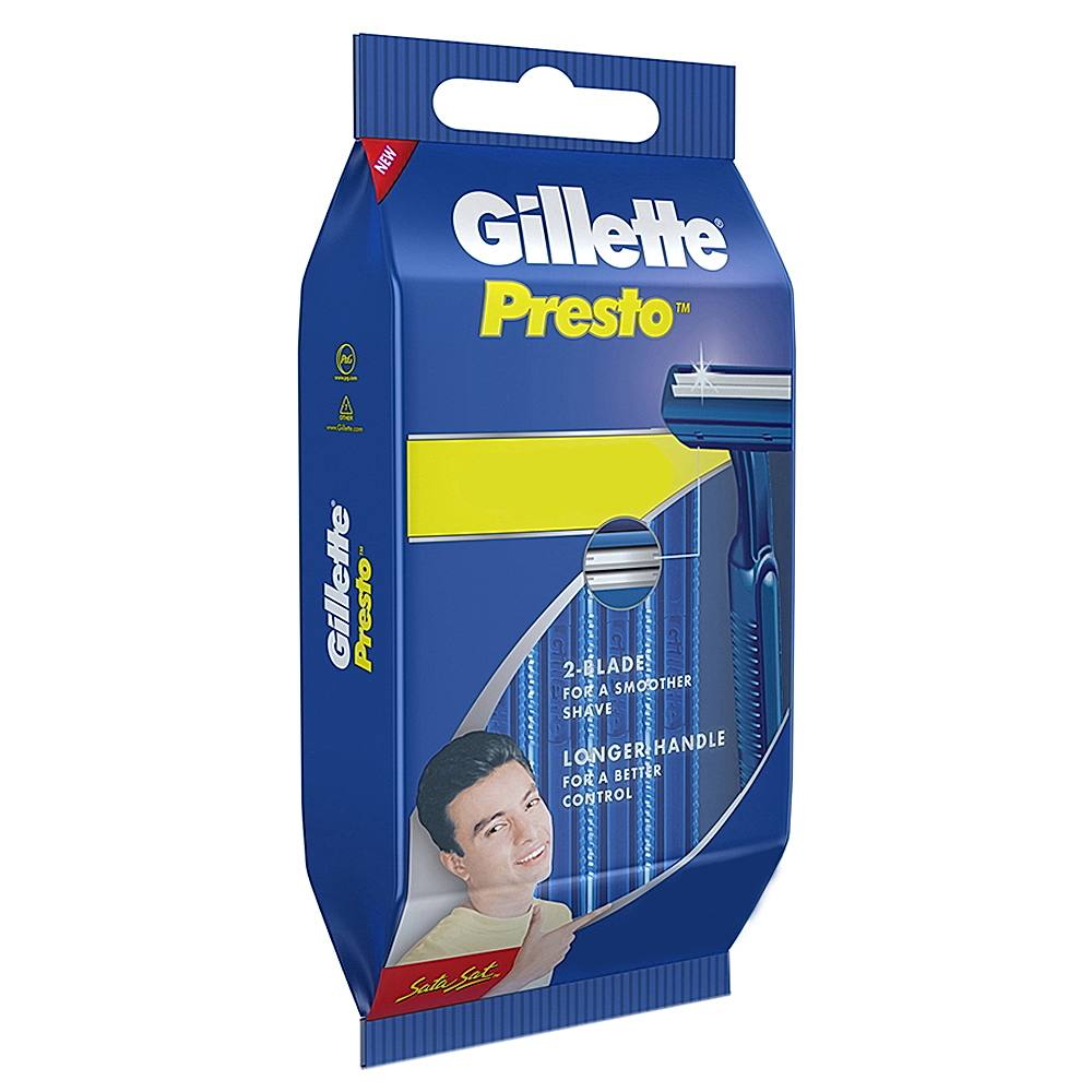 gillette presto pack of 10