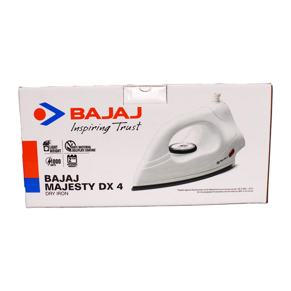 Bajaj dx 4 dry outlet iron