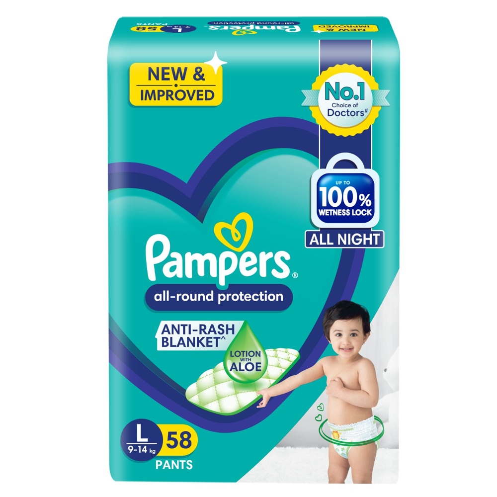 Buy Pampers Baby Dry Diaper Pants Large - 14s Online
