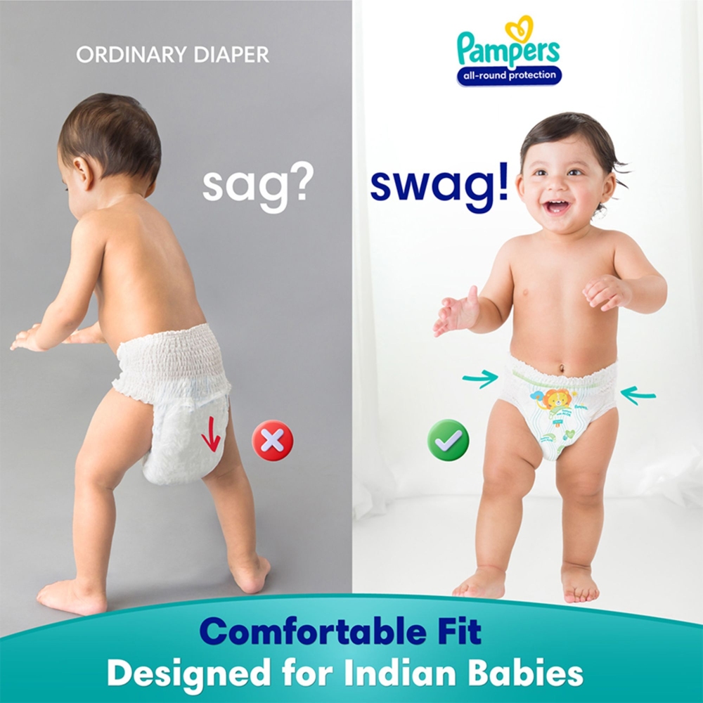 Buy Pampers Diaper Pants, Large, 64 Count & Pampers Active Baby Diapers, XL,  56 Count Online at Low Prices in India - Amazon.in