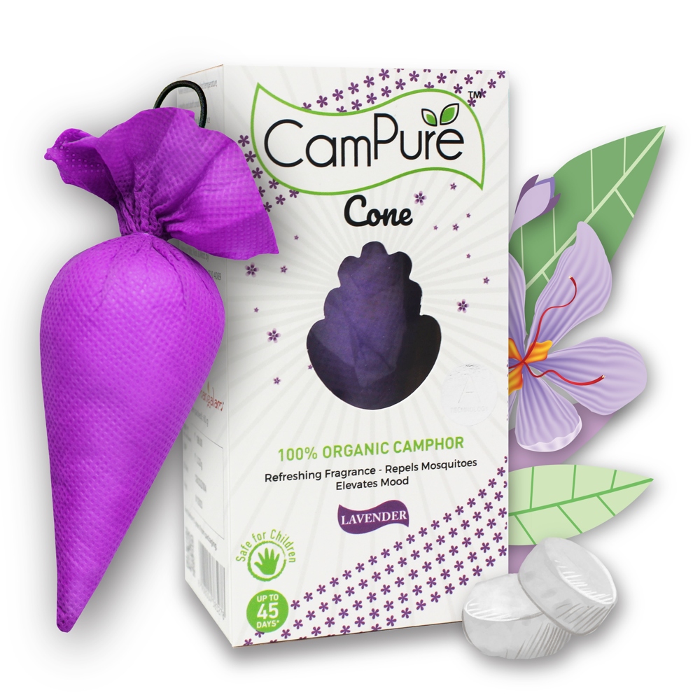 Buy Mangalam Campure Camphor Cone - Lavender Online On DMart Ready