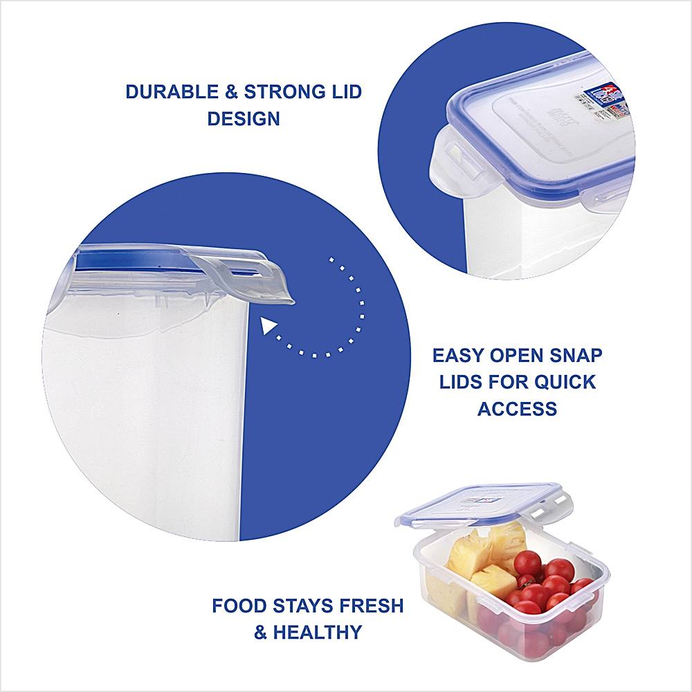 Buy Joyo Plastic 4 Side Lock 2051 Lunch Box - 800 ml Online On DMart Ready