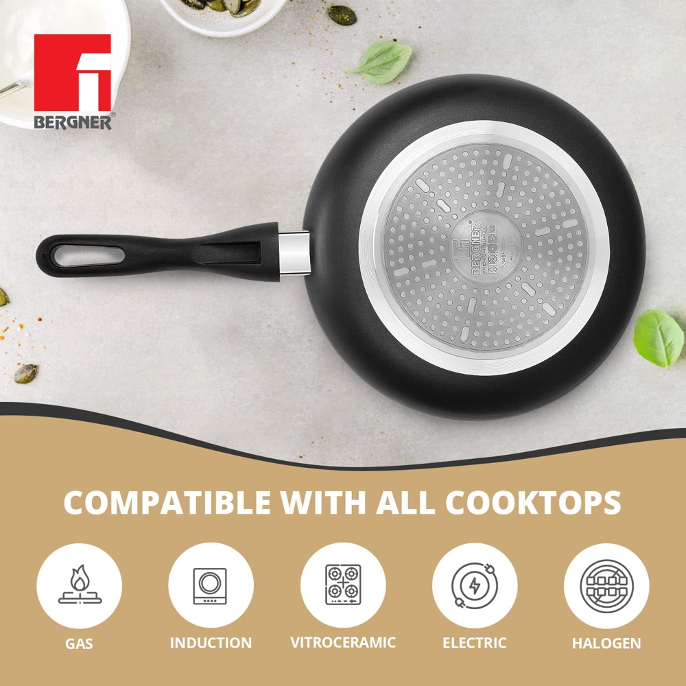 Buy Bergner Non-Stick Cookware Set - Tawa, Kadhai, Fry Pan with