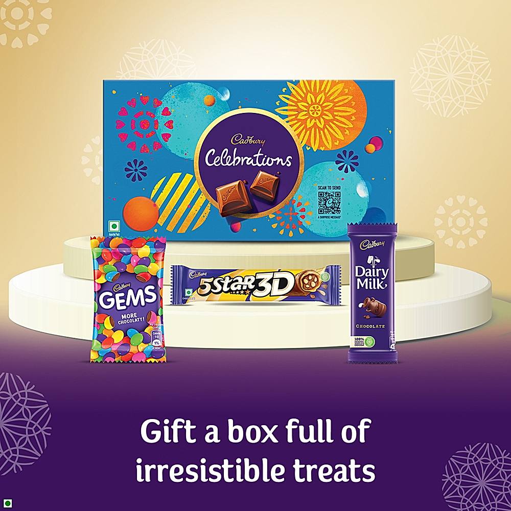 Webelkart Premium Diwali Gift Combo of Gold Plated Laxmi Ganesha Idol, 1 Cadbury  Celebrations Gift Pack