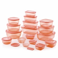 Mastercook Malta Multipurpose Storage Container - Peach (17 Pieces)