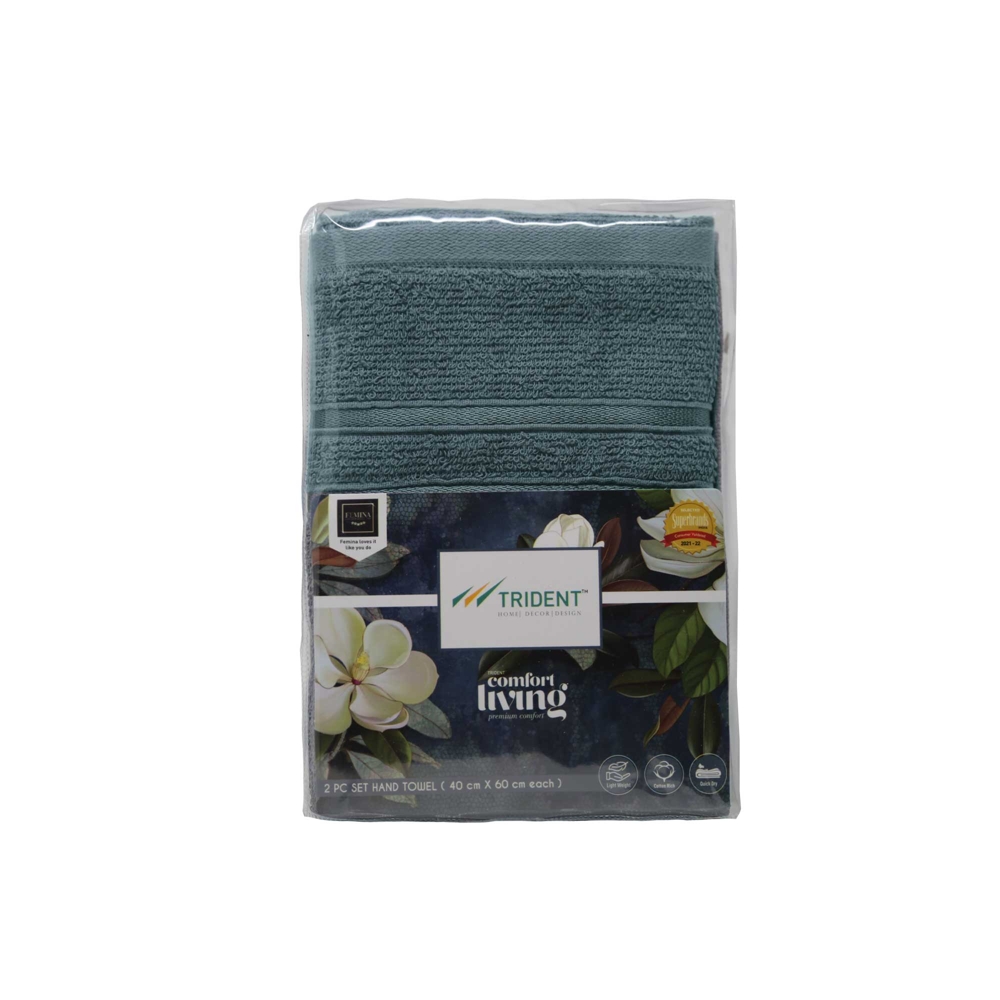 Buy Trident Cl Hand Towel 400 Gsm New Grey 40 X 60 Cm Online On Dmart Ready