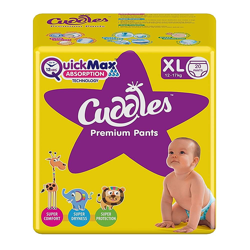 Cuddles Super Pants Baby Diapers + Free shipping @399 | DesiDime